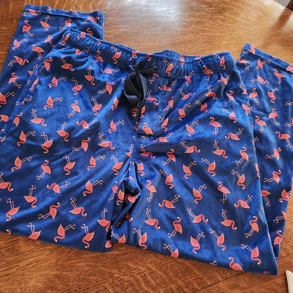 Izod Flamingo Lounge Pants Size Large Comfy Soft Relax‎